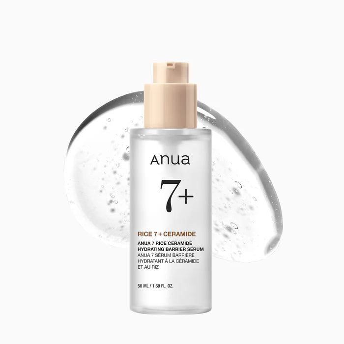 ANUA Rice Ceramide 7 Hydrating Barrier Serum 50ml UPC 8809640734861 Main image