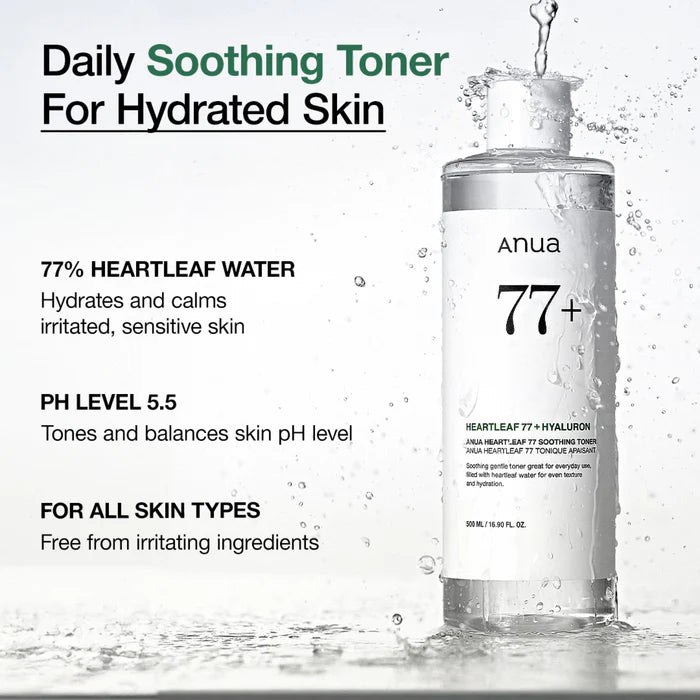 ANUA_Toner_Heartleaf_77_Soothing_Toner_250ml_All_Skin_Types