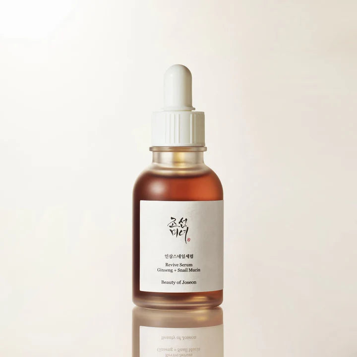 BEAUTY OF JOSEON Revive Serum Ginseng Snail Mucin 30ml UPC 8809738316139 Main image