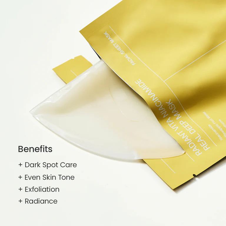 BIODANCE Radiant Vita Niacinamide Real Deep Mask 4 Sheets Secondary image