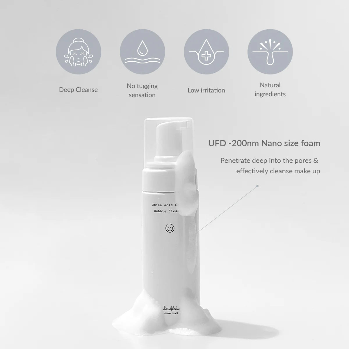 DR. ALTHEA Amino Acid Gentle Bubble Cleanser (140ml) Secondary image
