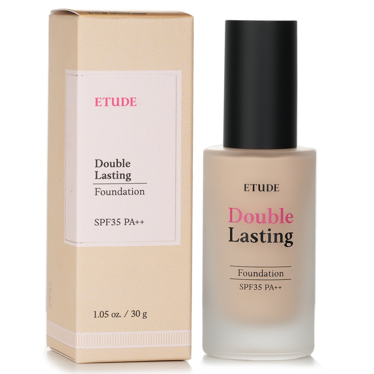 ETUDE HOUSE Double Lasting Foundation 21N1 Neutral Beige 30g Box