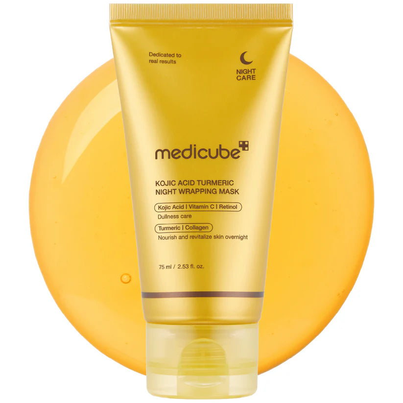 MEDICUBE Kojic Acid Turmeric Night Wrapping Mask 75ml UPC 8800256114580 Main image