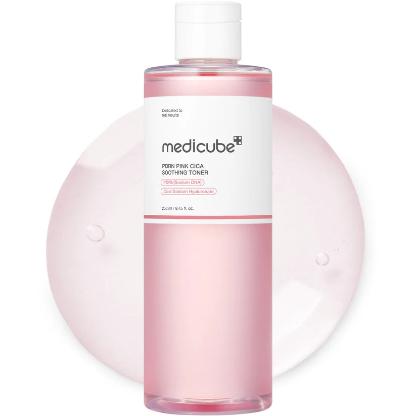 MEDICUBE PDRN Pink Cica Soothing Toner 250ml UPC 8800256112234 Main image