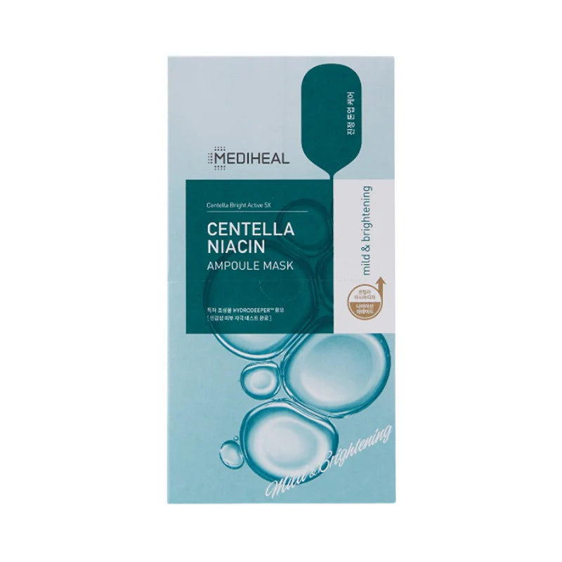 MEDIHEAL Centella Niacin Ampoule Mask 24ml 1 Box 10 pieces UPC 8809615059425 Main image