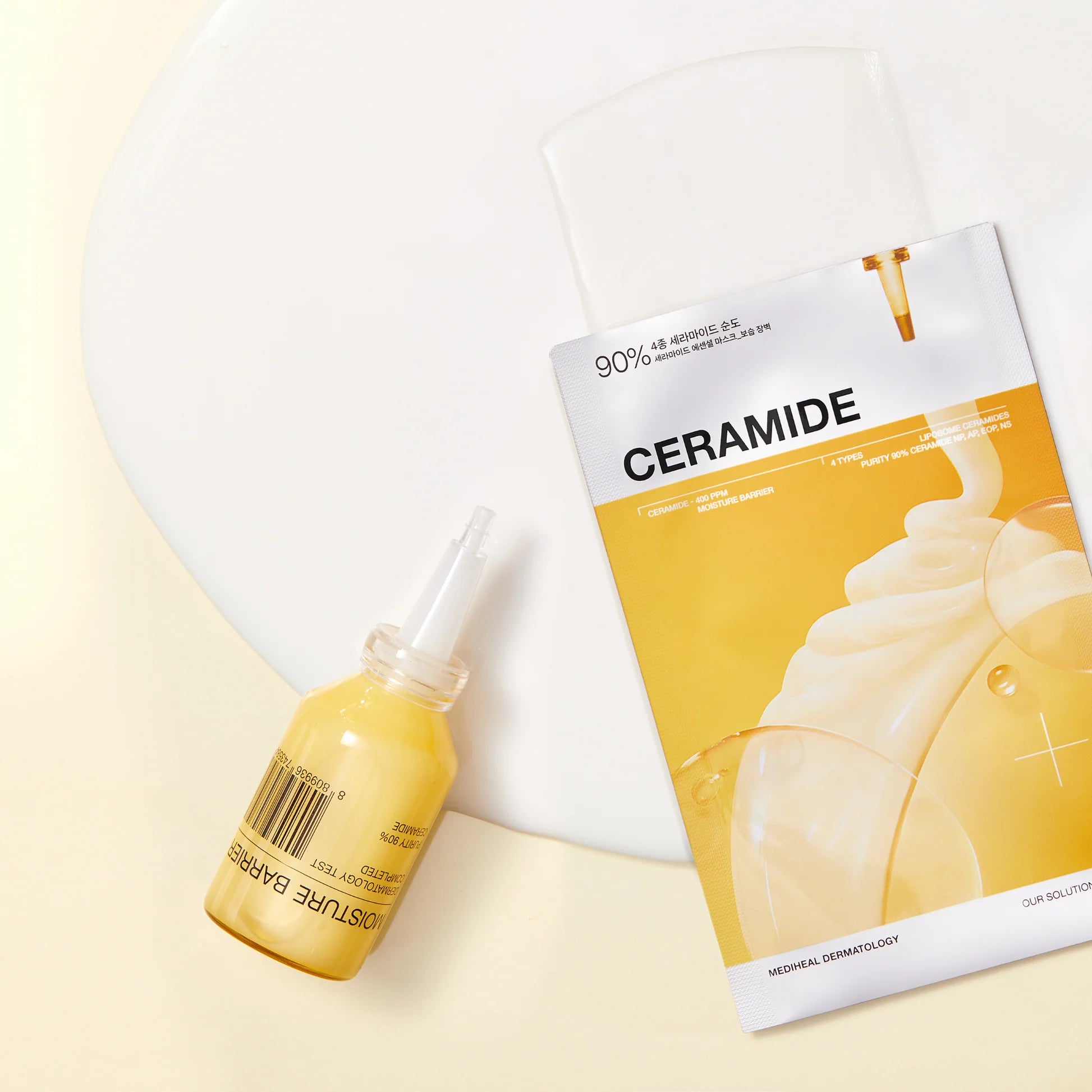 MEDIHEAL Ceramide Essential Mask Moisture Barrier 24ml 1 Box 10 pieces Contents