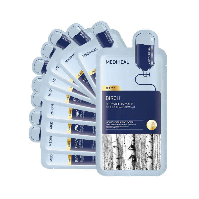 MEDIHEAL Dermaplus Birch Mask 22ml 1 box 10 pieces