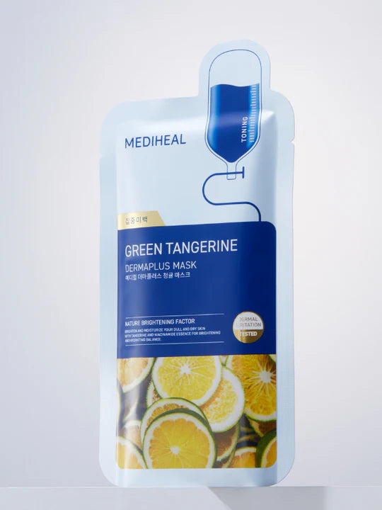 MEDIHEAL Dermaplus Green Tangerine 22ml 1 box 10 pieces UPC 8809936741405