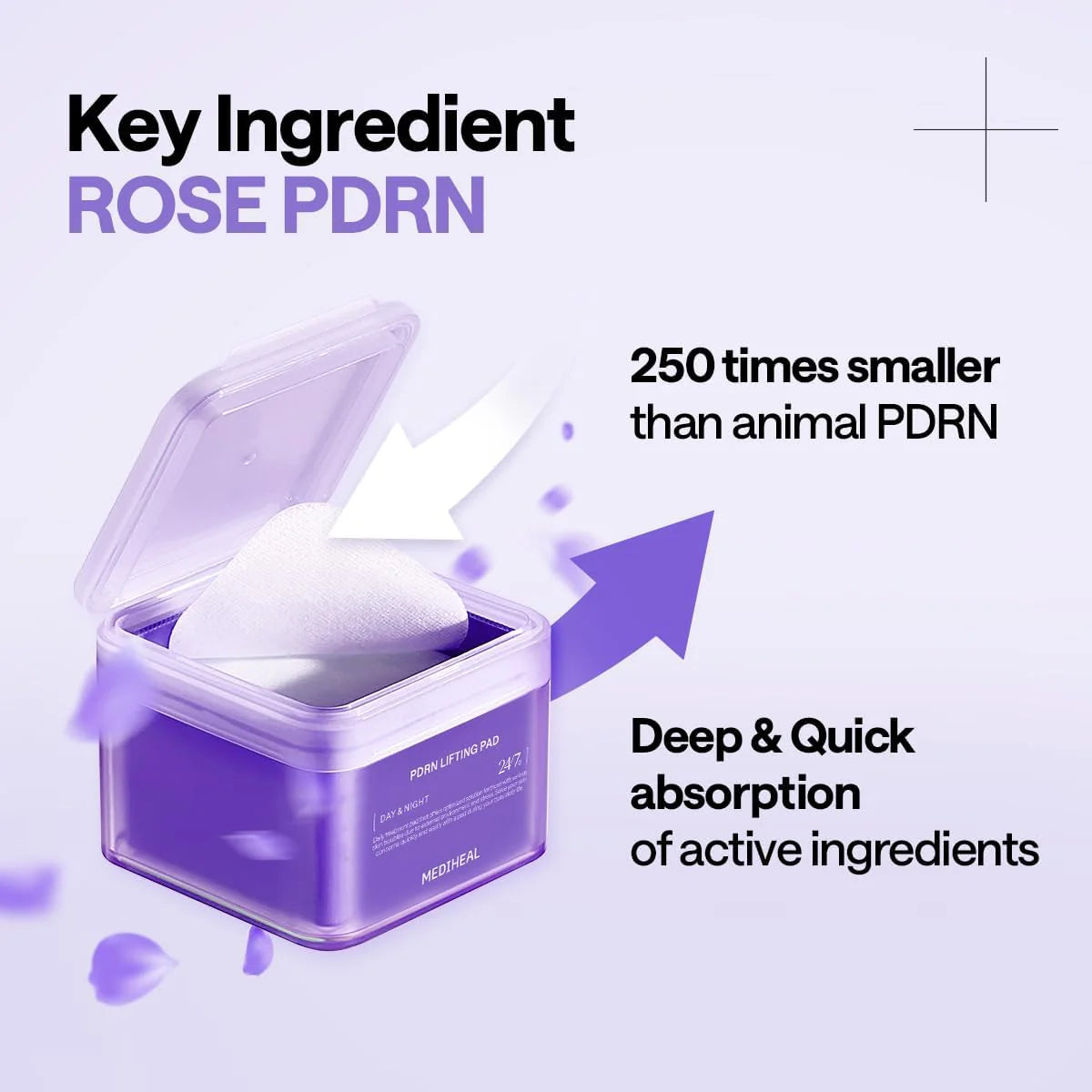 MEDIHEAL PDRN Lifting Pad 100 pieces Key Ingredients