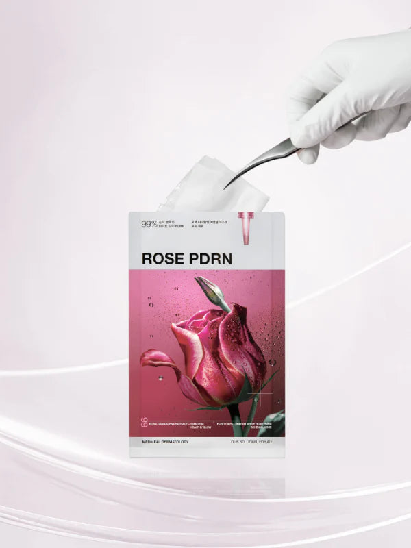 MEDIHEAL Rose PDRN Essential Mask 24ml 1 Box 10 pieces Contents