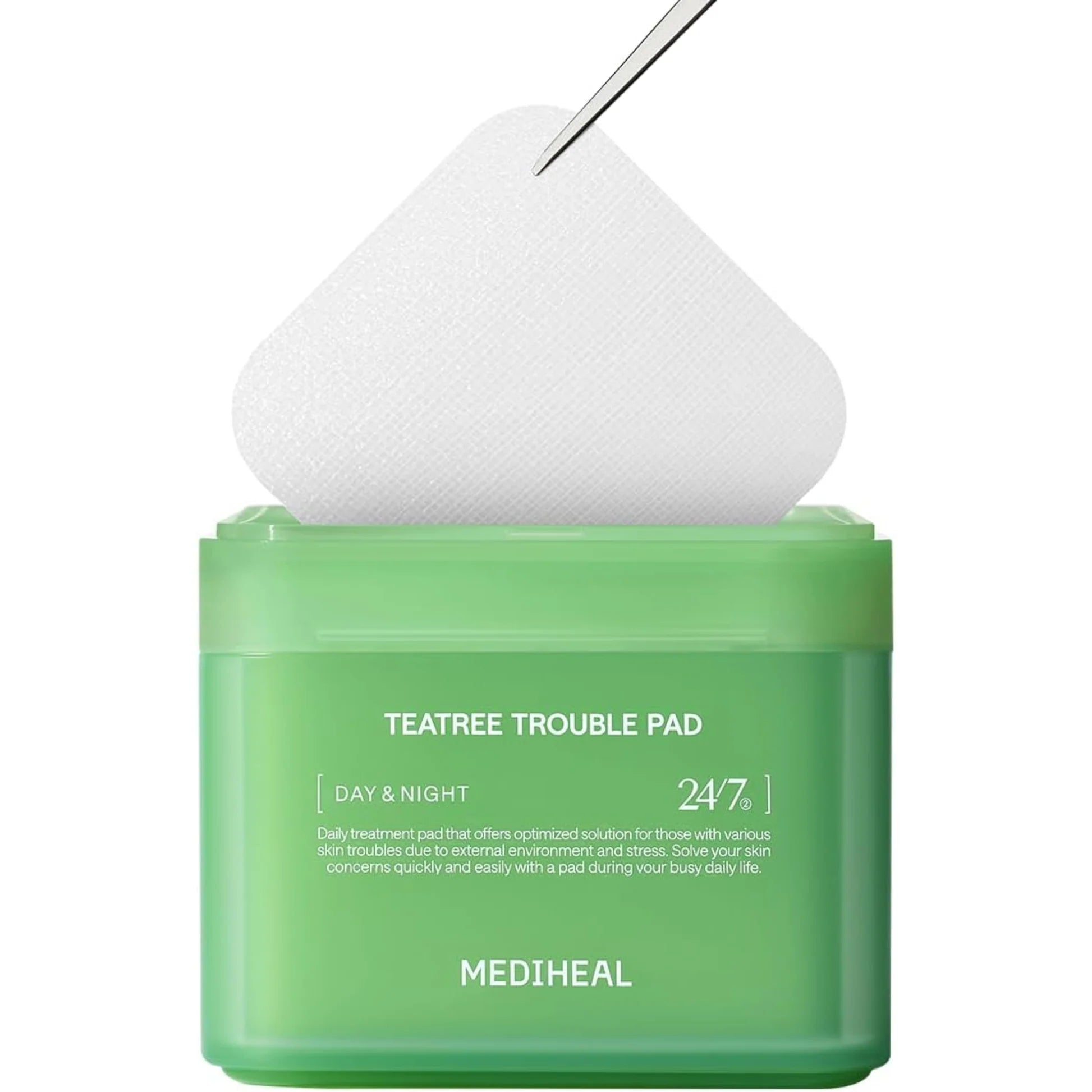 MEDIHEAL Teatree Trouble Pad 170ml 100 pads Contents
