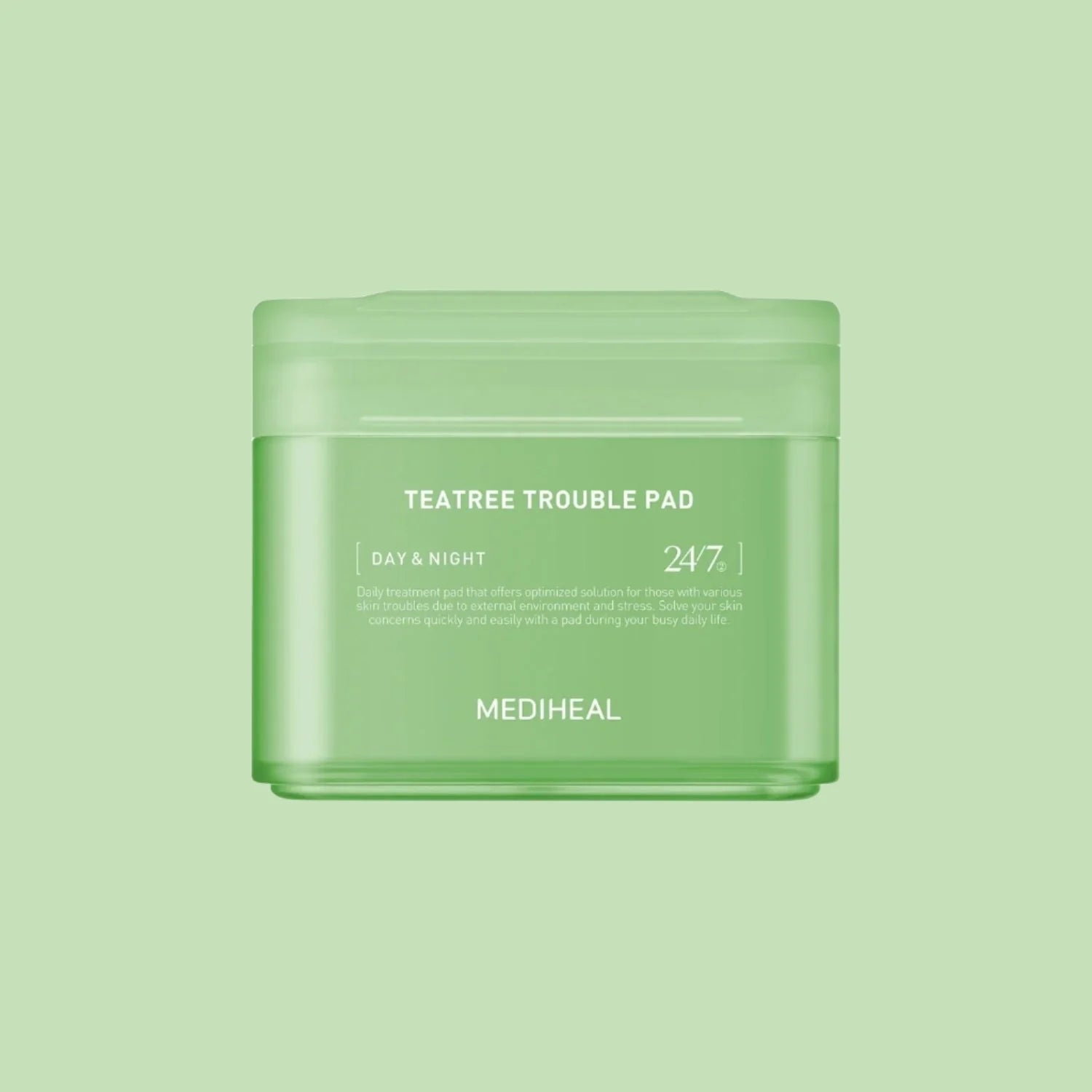 MEDIHEAL Teatree Trouble Pad 170ml 100 pads UPC 756740675960