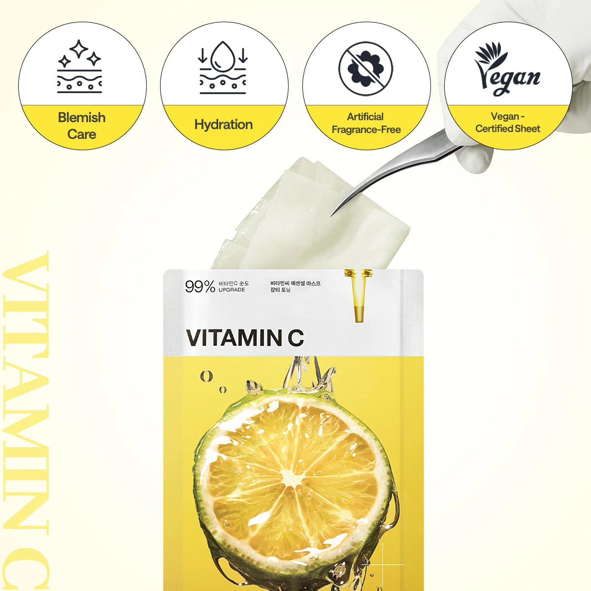 MEDIHEAL Vitamin C Essential Mask 1 box 10 pieces Contents