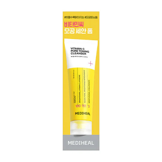 MEDIHEAL Vitamin C Pore Toning Cleanser 120ml Package